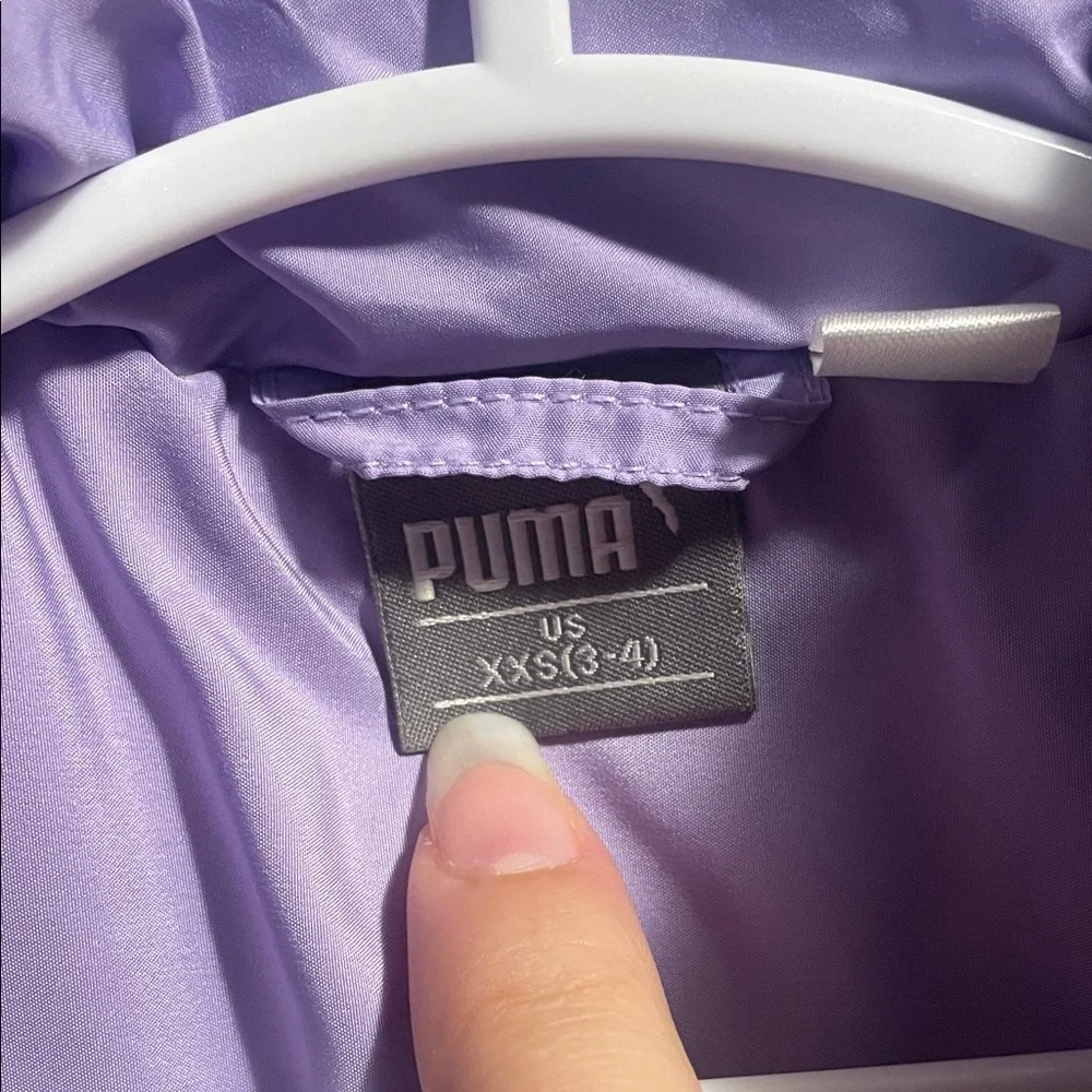 Puma Kids Lavender Puffer Vest